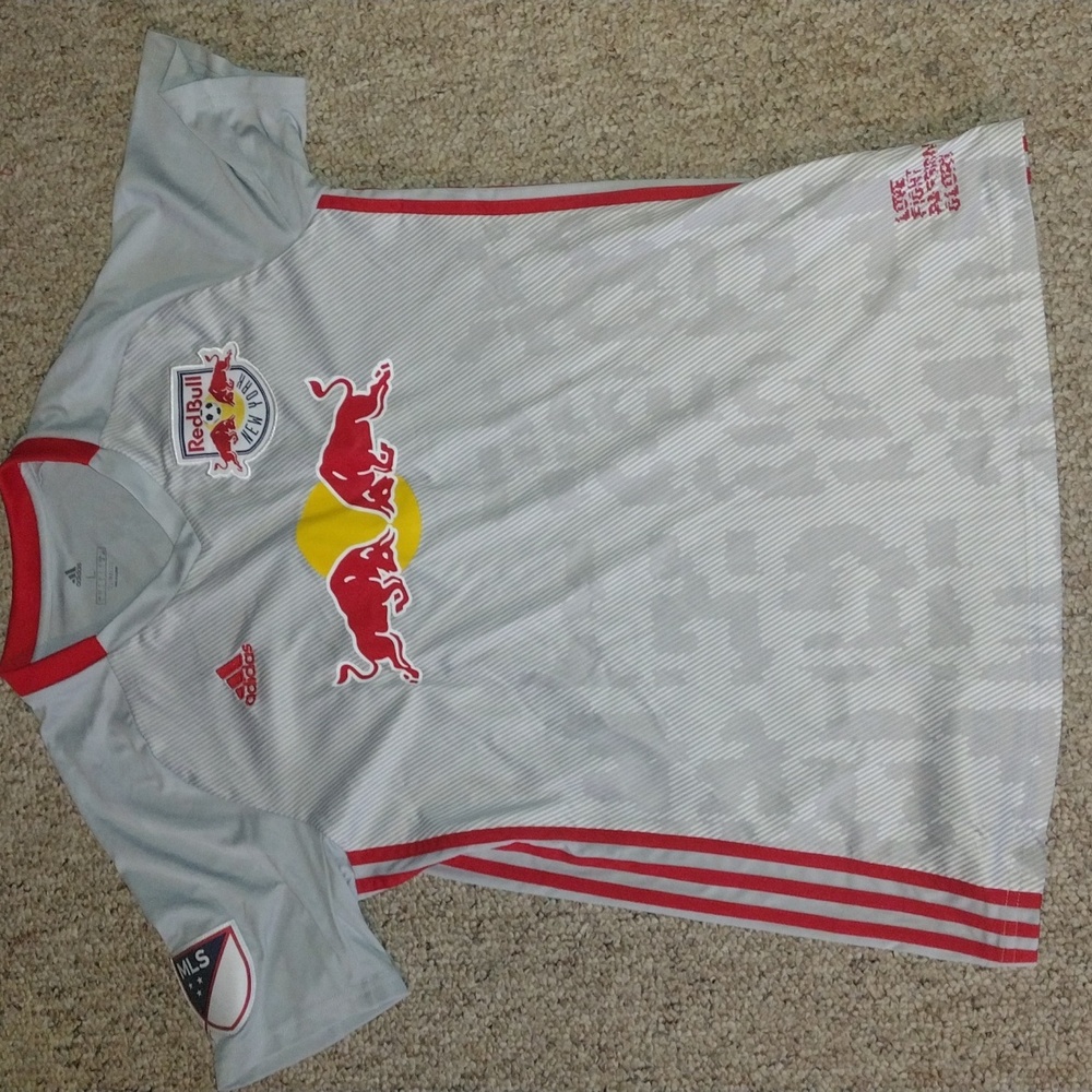 Adidas NY Red Bull 2019 MLS Jersey SZ L